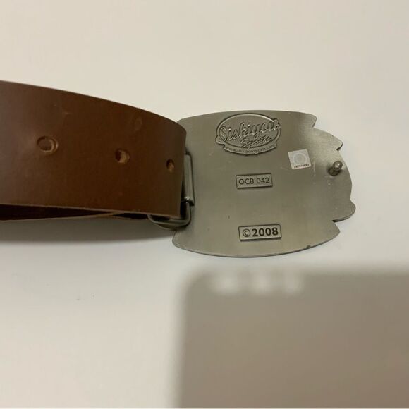 Men's AUBURN FOOTBALL Official License Collegiate Buckle with belt XL - Picture 7 of 12